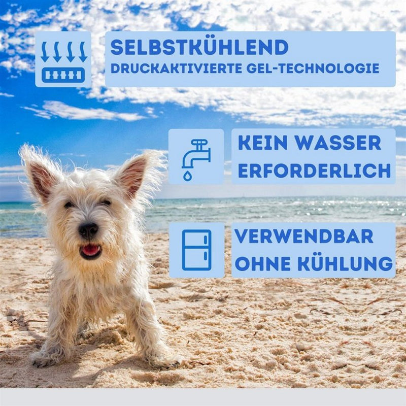 Nosli Zelfkoelende Koelmat voor Honden en Katten 50x90 cm Zeeblauw