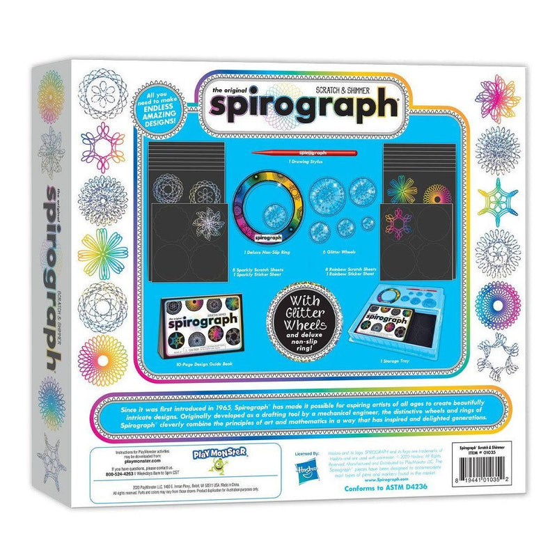 Spirograph Scratch & Shimmer