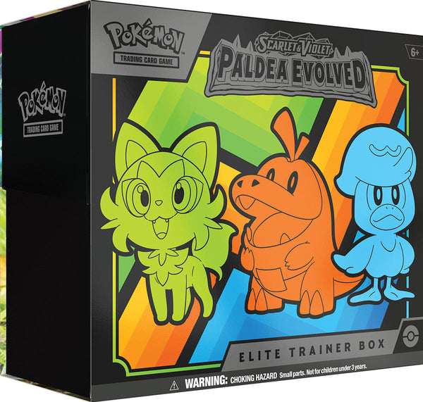 Pokemon TCG Scarlet  AND  Violet Paldea Evolved Trainer Box