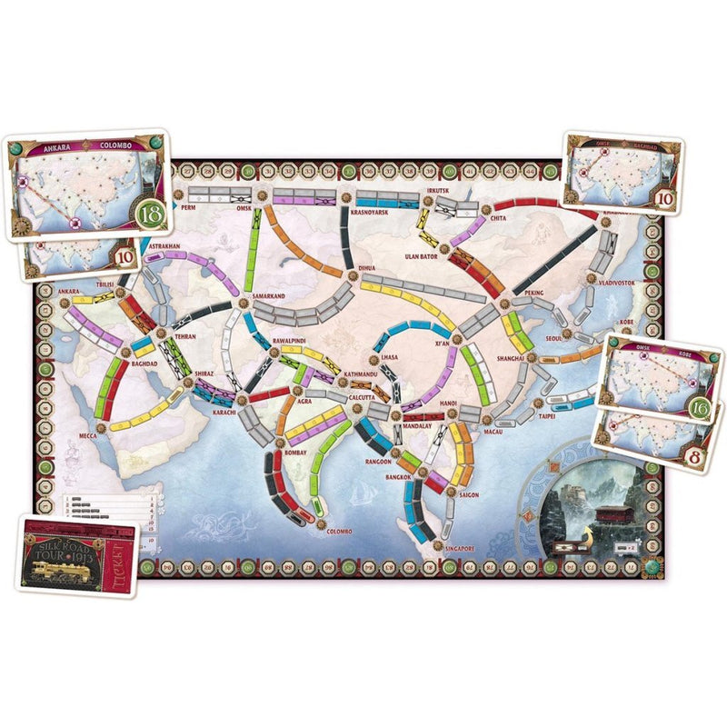 Ticket to Ride Azië Bordspel