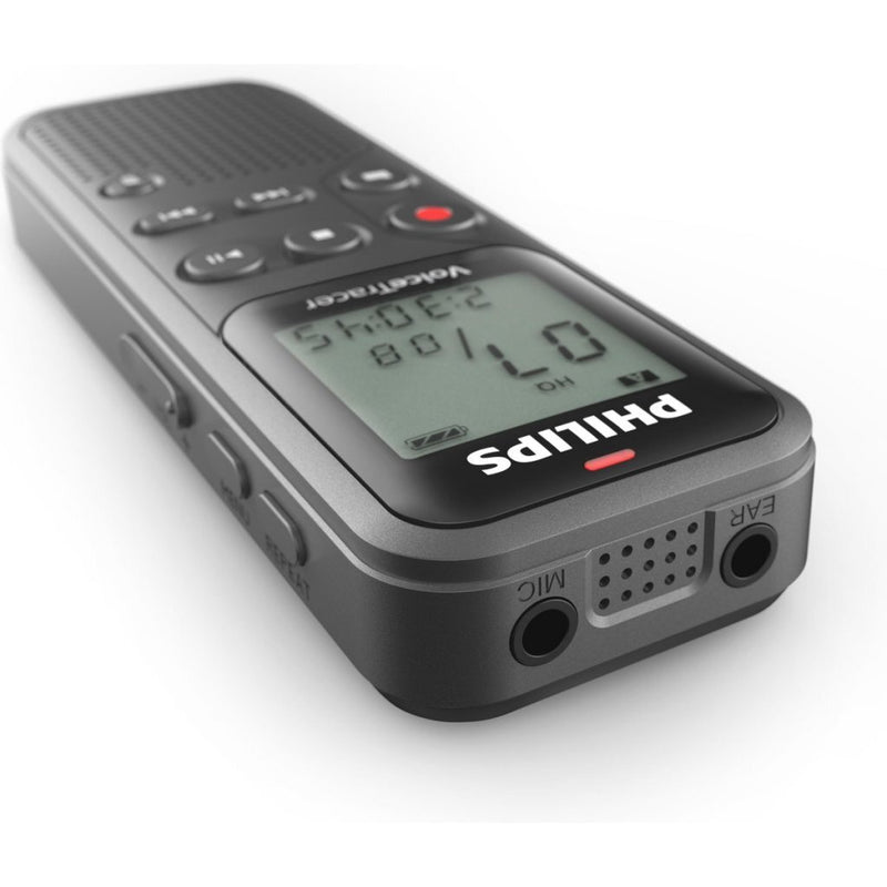 Philips DVT1110 VoiceTracer Audiorecorder Grijs
