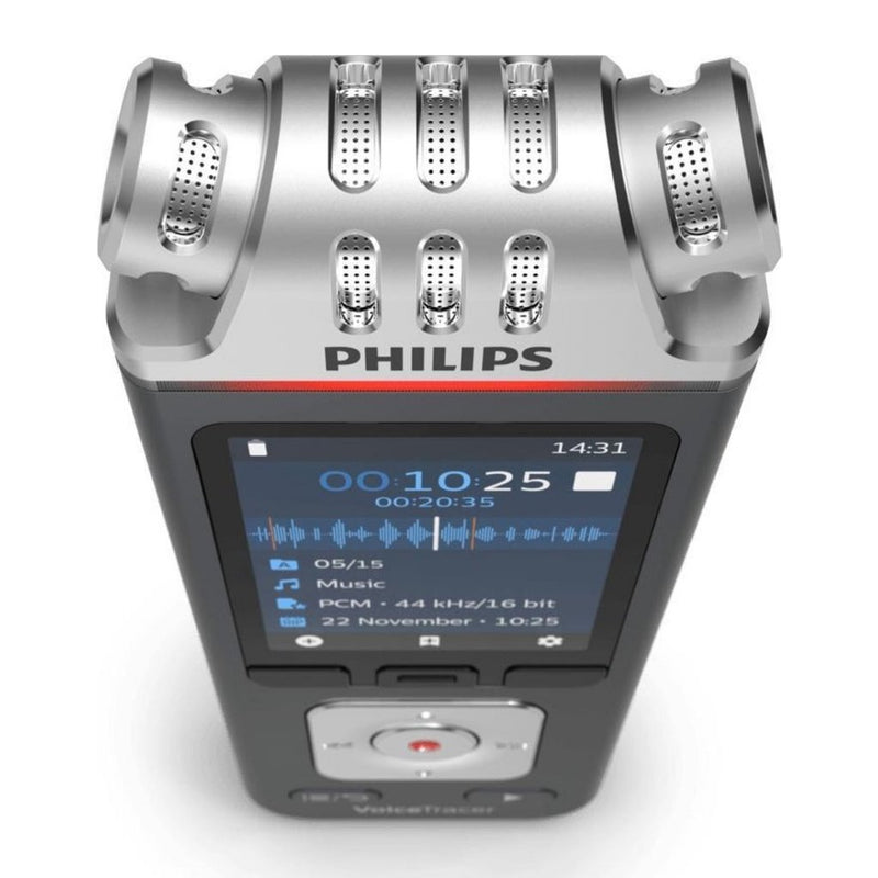 Philips DVT8110 VoiceTracer Recorder voor Vergaderingen Antraciet/Chroom