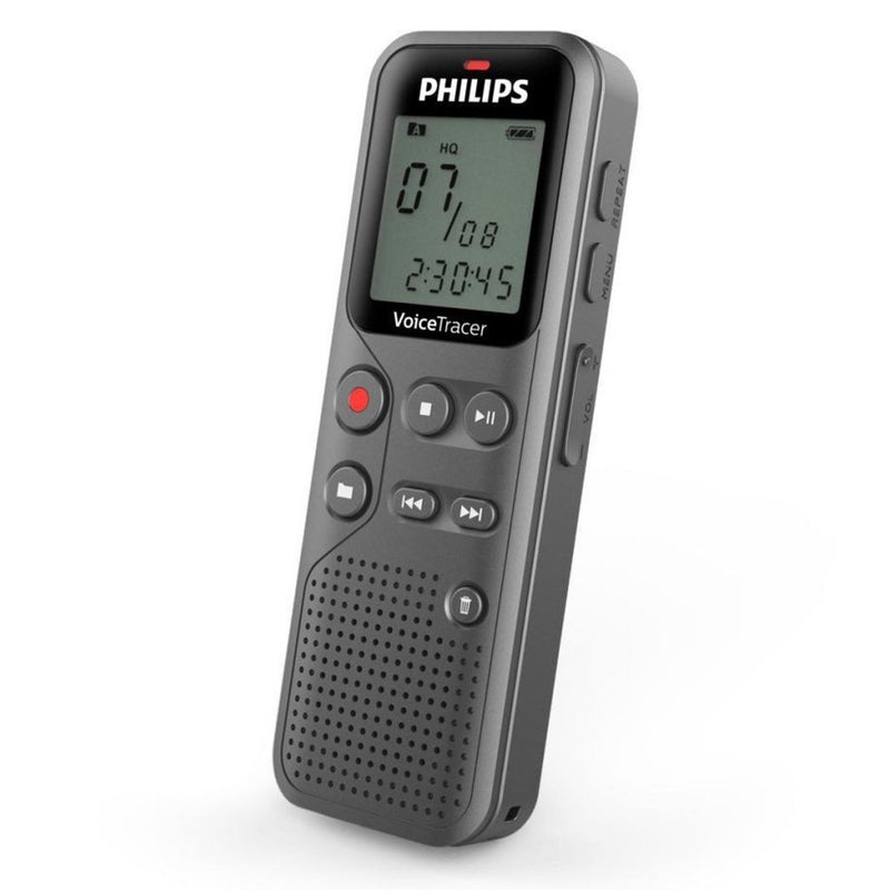 Philips DVT1115 VoiceTracer Audiorecorder Grijs