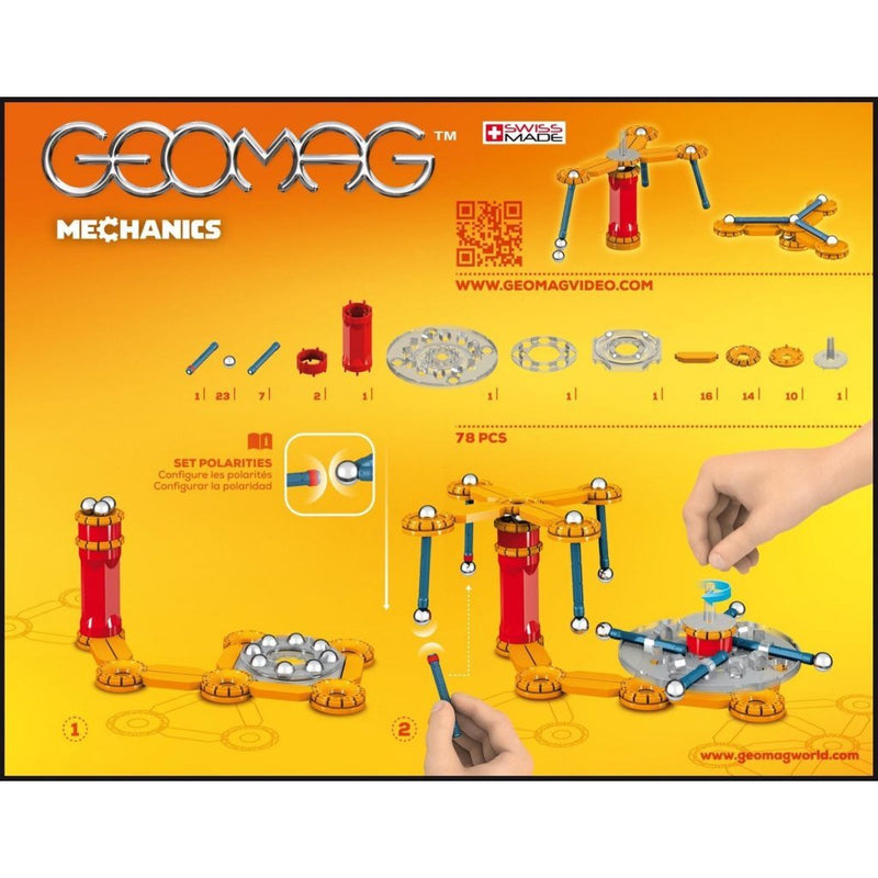 Geomag Mechanics Bouwset 78-delig