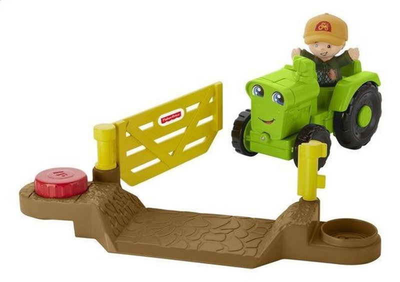 Fisher-price Little People Small Vehicle Traktor Groen 4-delig