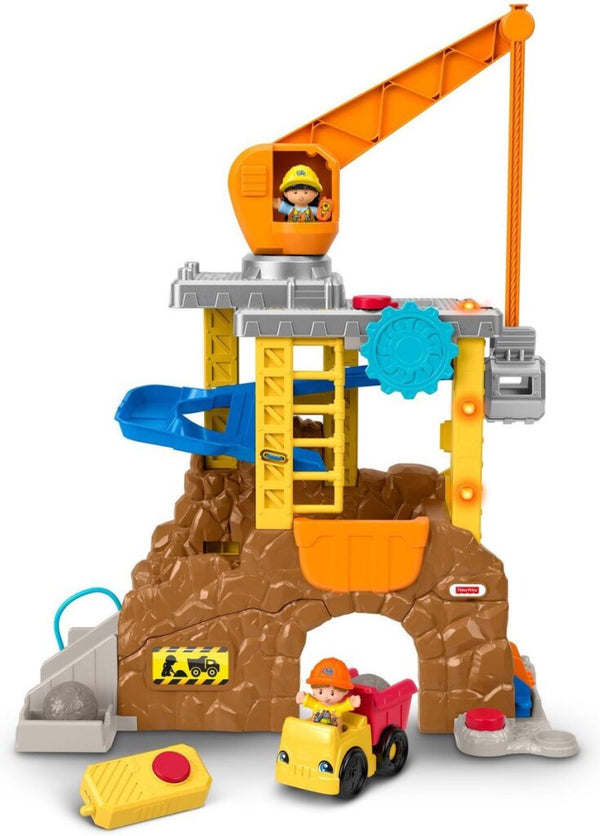 Fisher-Price Little People Samenwerken Bouwplaats Speelfigurenset