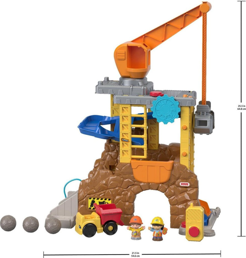 Fisher-Price Little People Samenwerken Bouwplaats Speelfigurenset