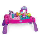 Mega Bloks Bouw en Leer Tafel Roze