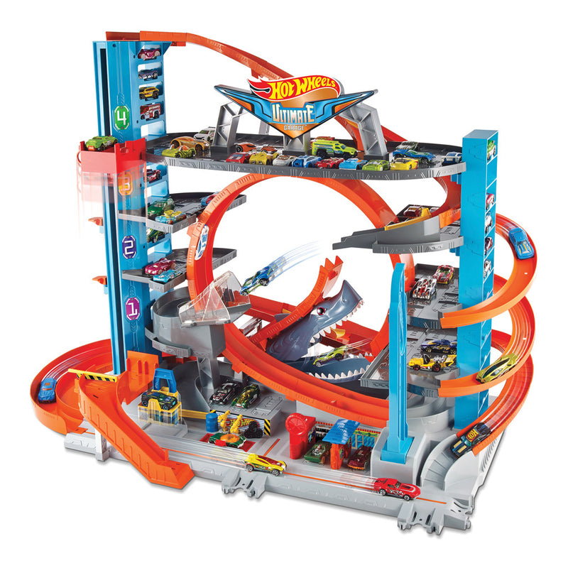 Hot Wheels Mega Garage + 2 Voertuigen