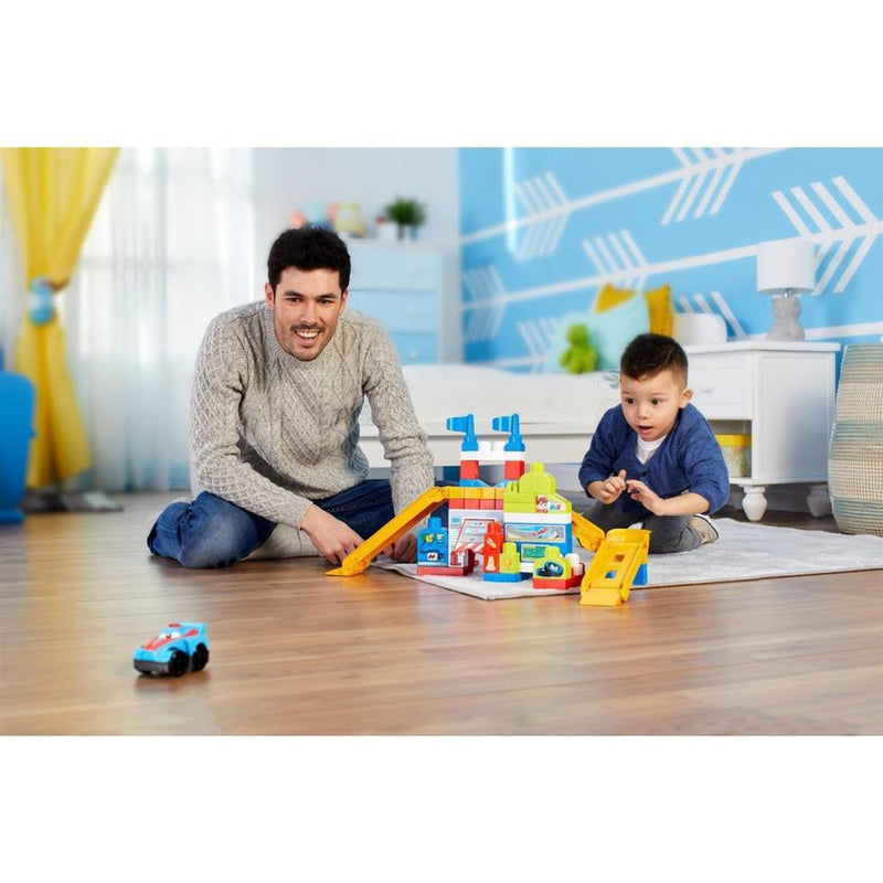 Mega Bloks First Builders Race Car Garage
