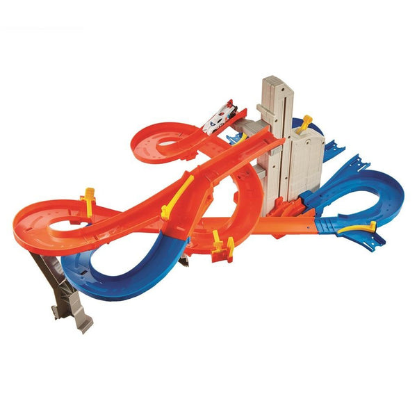 Mattel Hot Wheels Auto Lift Expressway Track Set met Auto