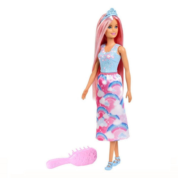 Barbie Dreamtopia Pop met Borstel en Kroon