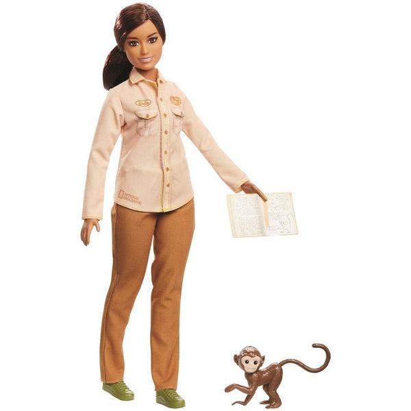 Barbie National Geographic Natuurbeschermer met Aapje
