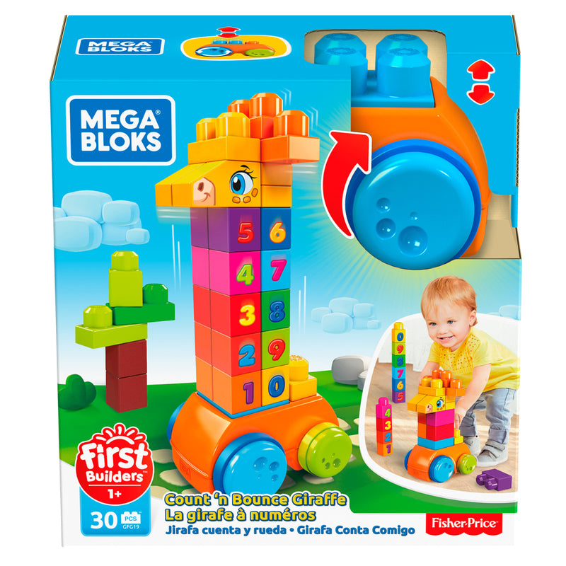 Mega Bloks First Builders Leerzame Giraffe 30-delig