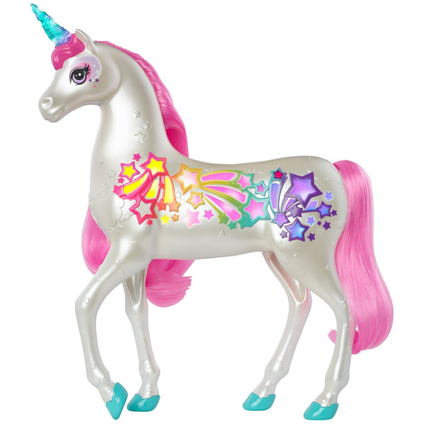 Barbie Dreamtopia Magische Eenhoorn met Borstel en Licht