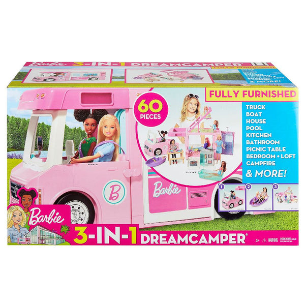 Barbie 3in1 Droomcamper Speelset