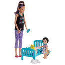 Barbie Skipper Babysitter Pop met Kind + Accessoires Assorti