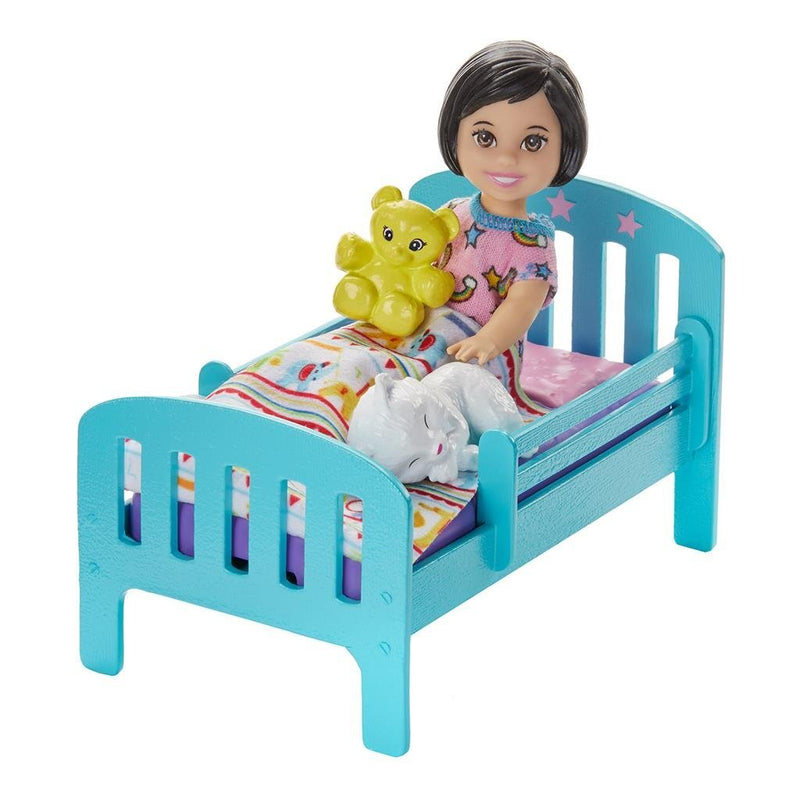 Barbie Skipper Babysitter Pop met Kind + Accessoires Assorti