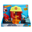 Hot Wheels  Super Brandweerkazerne Rescue Speelset