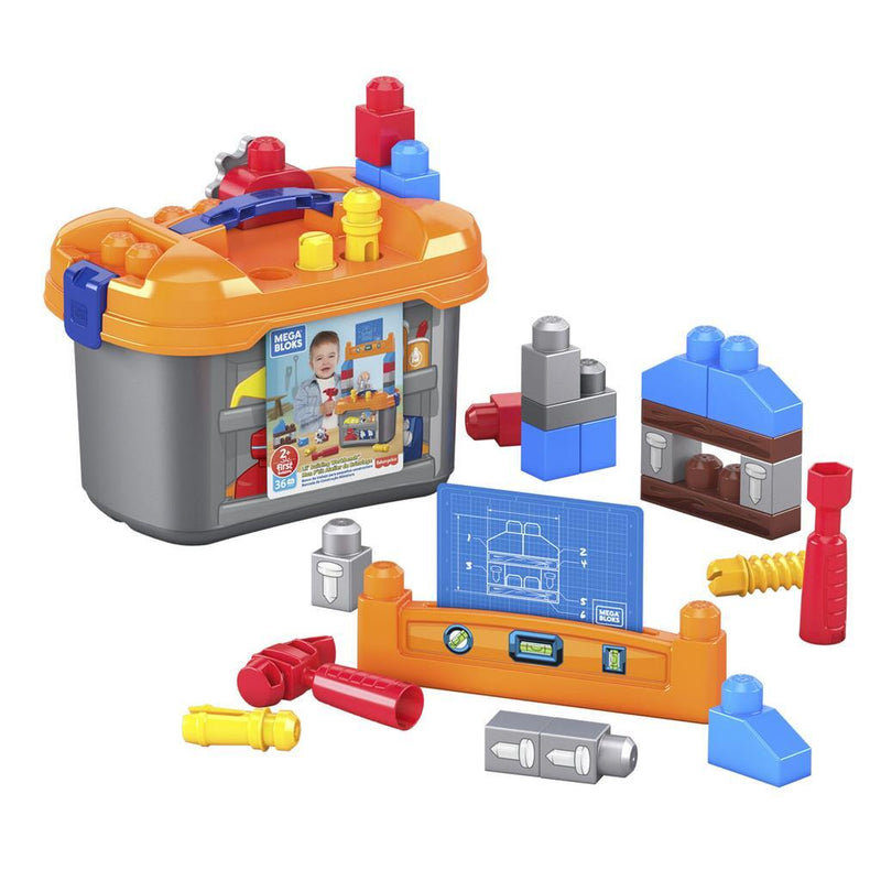 Mega Bloks Werkbank in Opbergdoos