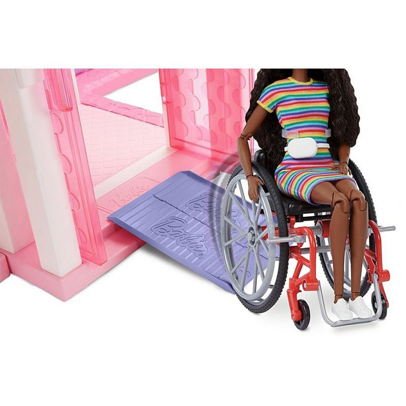 Barbie Fashionista Pop in Rolstoel Brunette