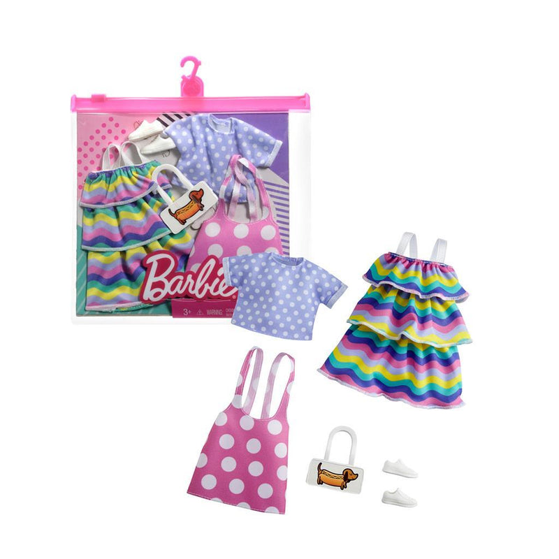 Barbie Fashion 2 Kledingsetjes Assorti