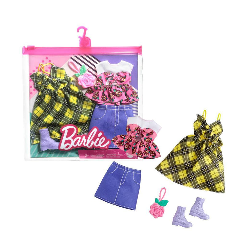 Barbie Fashion 2 Kledingsetjes Assorti
