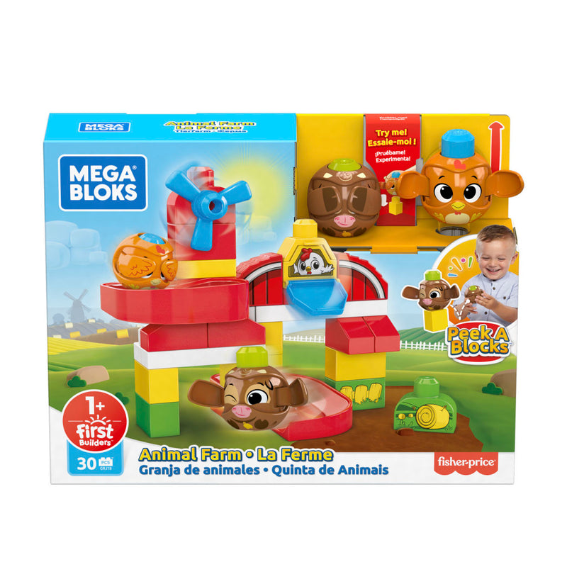 Mega Bloks First Builders Kiekeboe Dieren Boerderij
