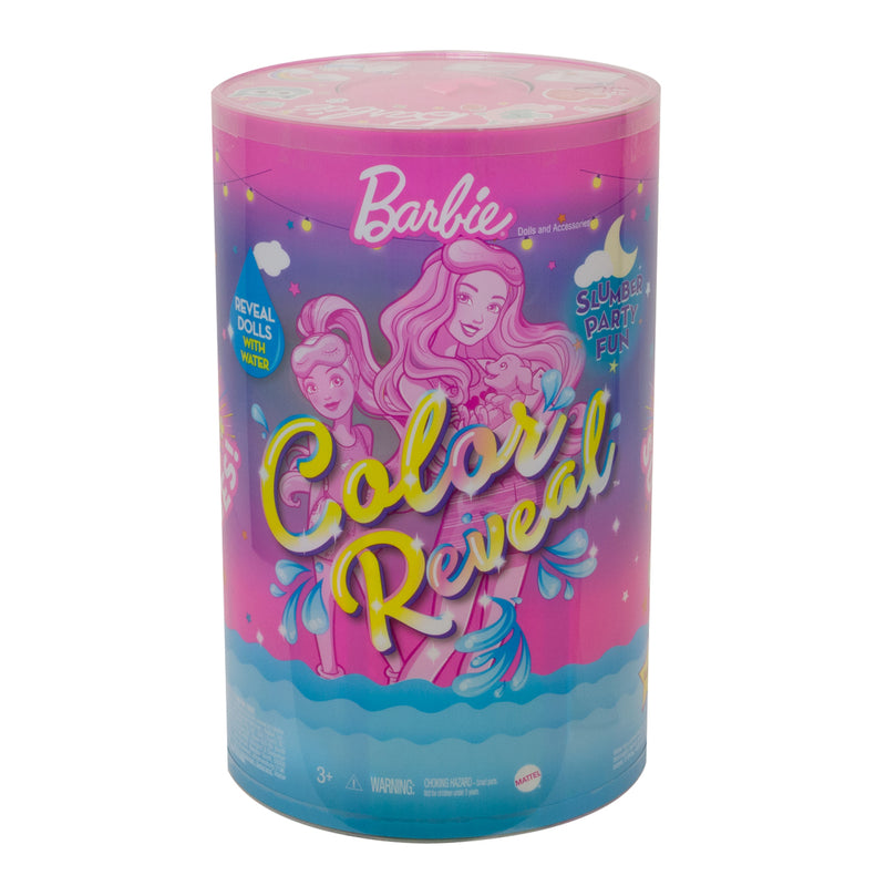 Barbie Color Reveal Slaapfeestje 2 Poppen Speelset