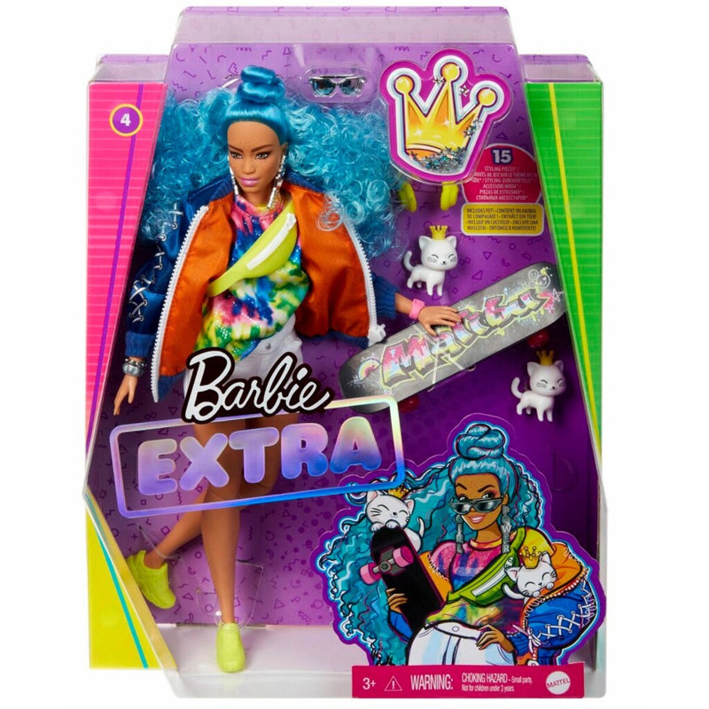 Barbie Extra Pop Blauw Haar