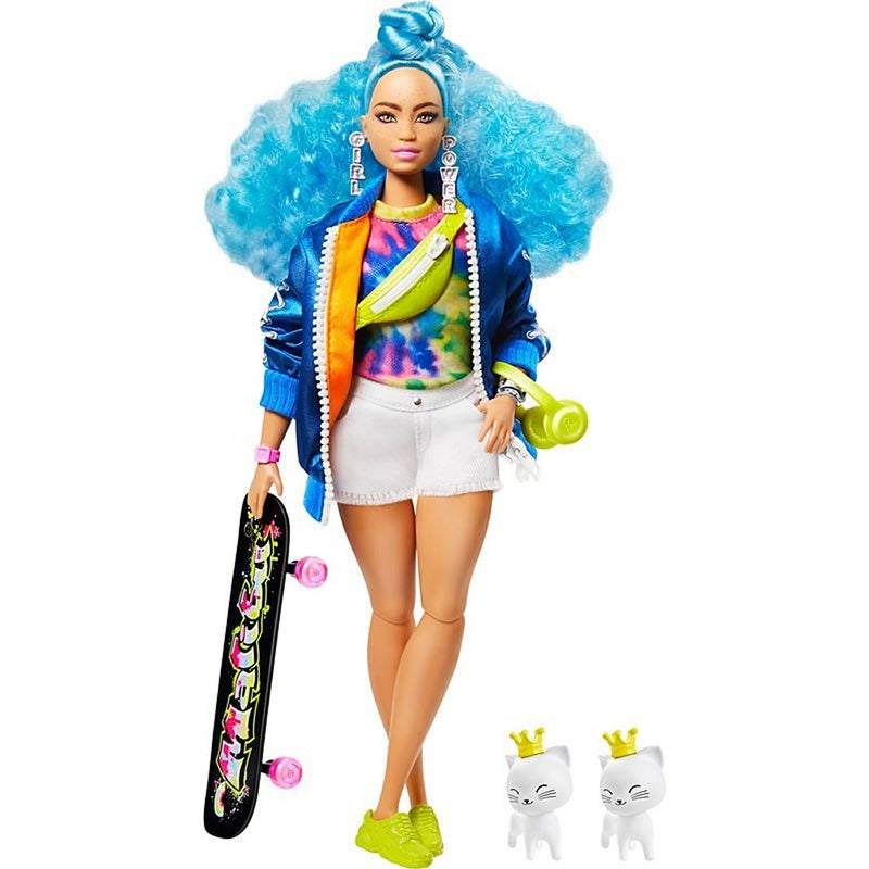 Barbie Extra Pop Blauw Haar