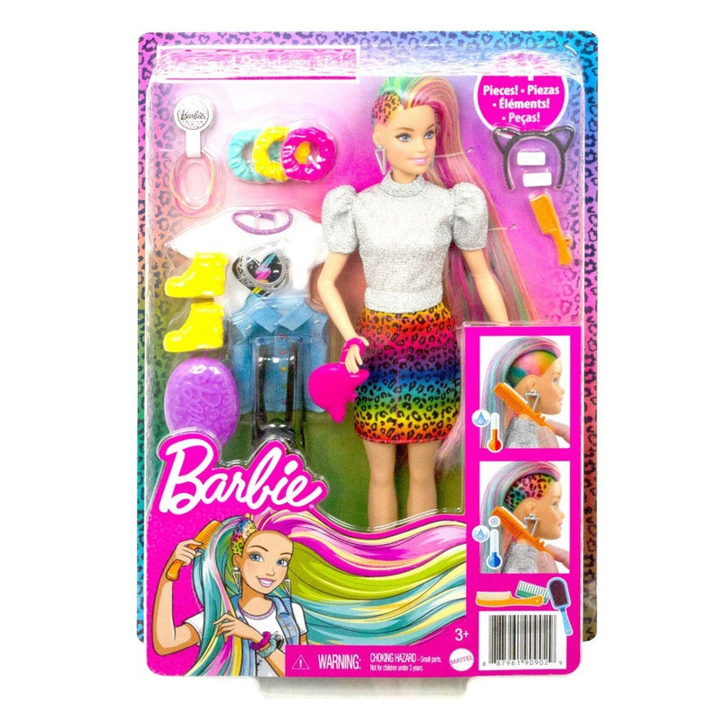 Barbie Leopard Regenbooghaar