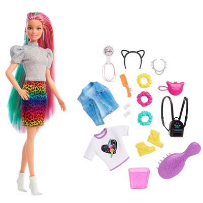 Barbie Leopard Regenbooghaar
