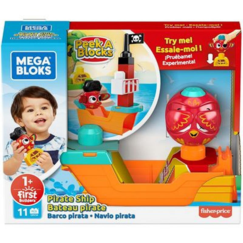 Mega Bloks First Builder Kiekeboeblokken Piratenschip