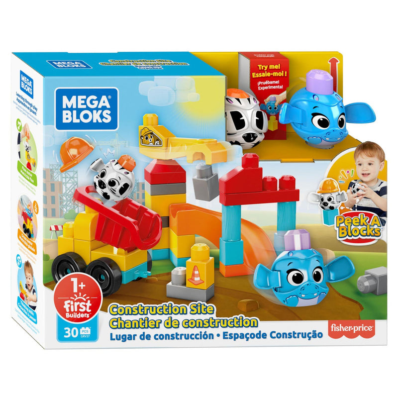 Mega Bloks Peek A Blocks Construction Site 30-delig