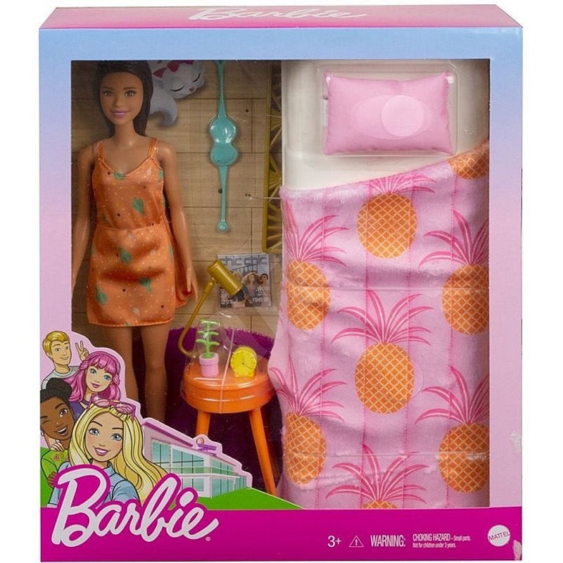 Barbie Slaapkamer/Badkamer Speelset