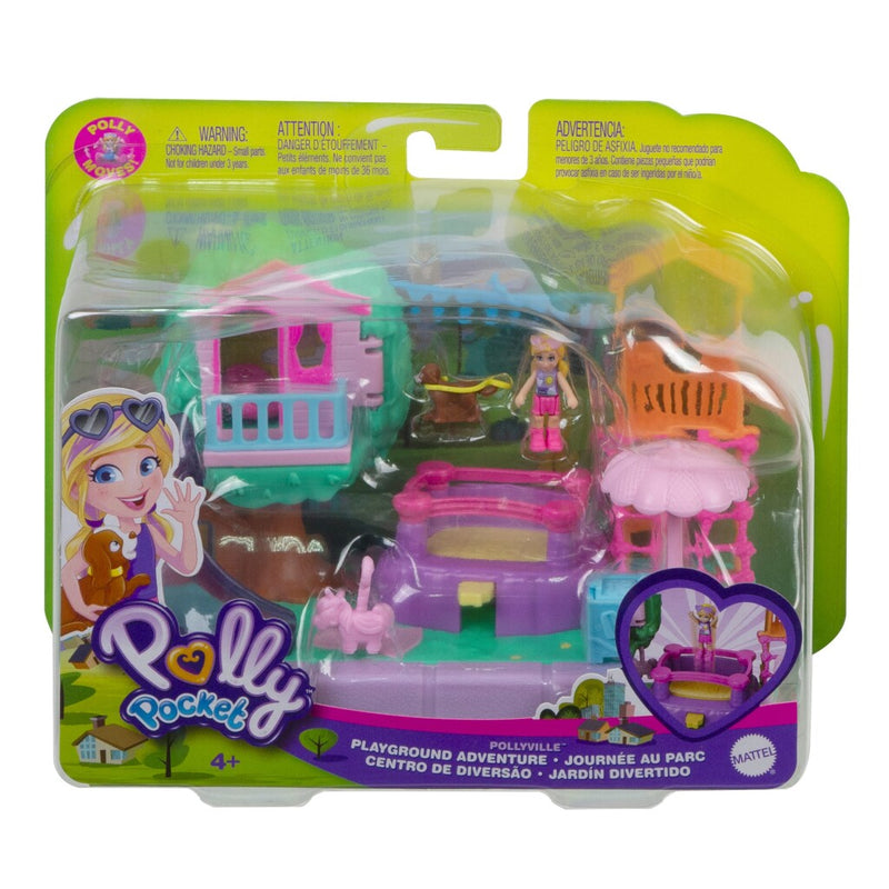 Polly Pocket Buitenspeelplaatsen Speelset Assorti