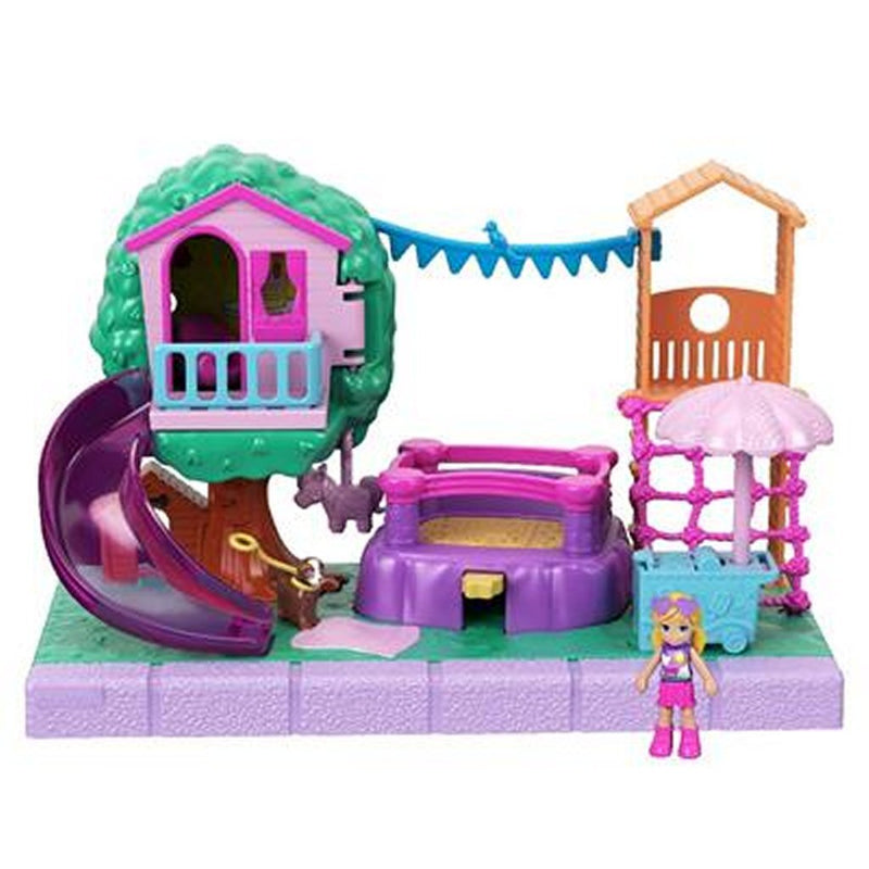 Polly Pocket Buitenspeelplaatsen Speelset Assorti