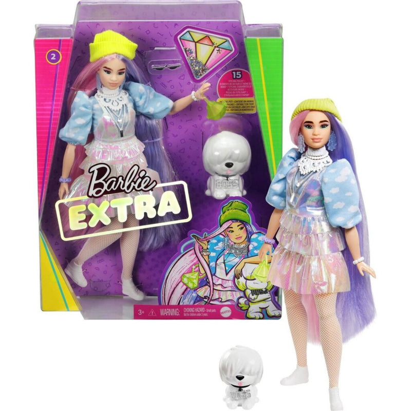Barbie Extra Pop Beanie + Accessoires
