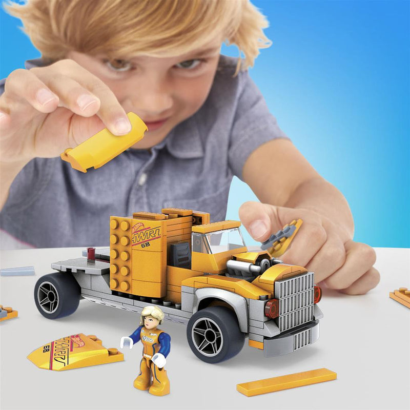 Mega Bloks Hot Wheels Twinduction Hauler Bouwset