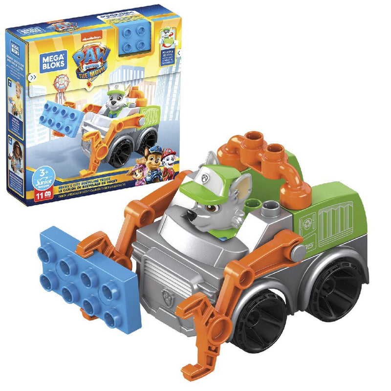 Mega Bloks Paw Patrol The Movie Rocky&rsquo;s Recycle Voertuig