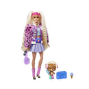 Barbie Extra Blond met Wafelhaar en Diertje