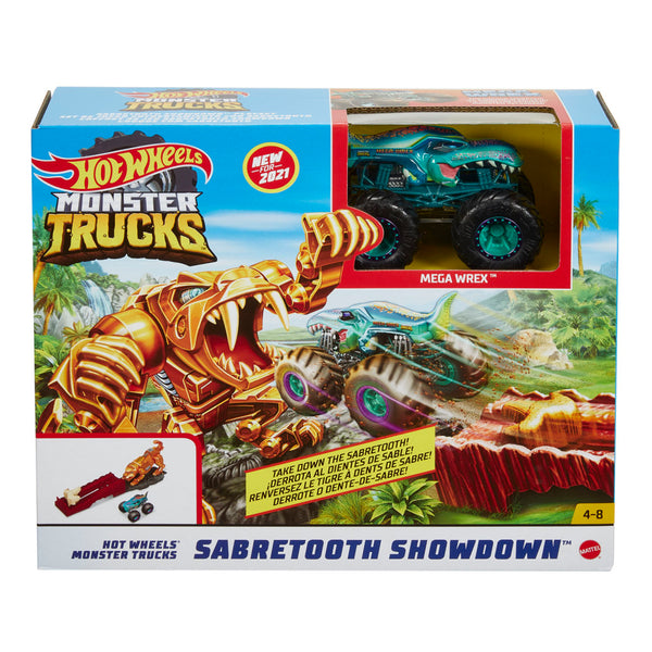 Hot Wheels Monstertruck Sabertooth Showdown Speelset