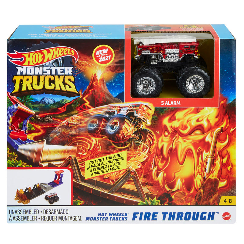 Hot Wheels Monstertruck Fire Through Speelset