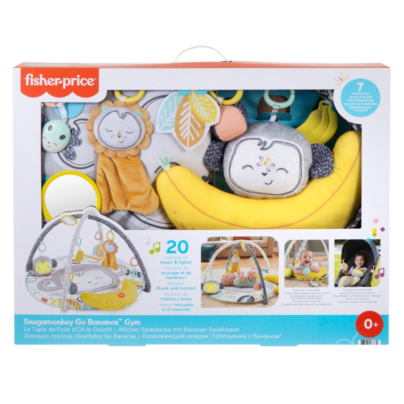 Fisher Price Snugamonkey Go Bananas Gym + Licht en Geluid