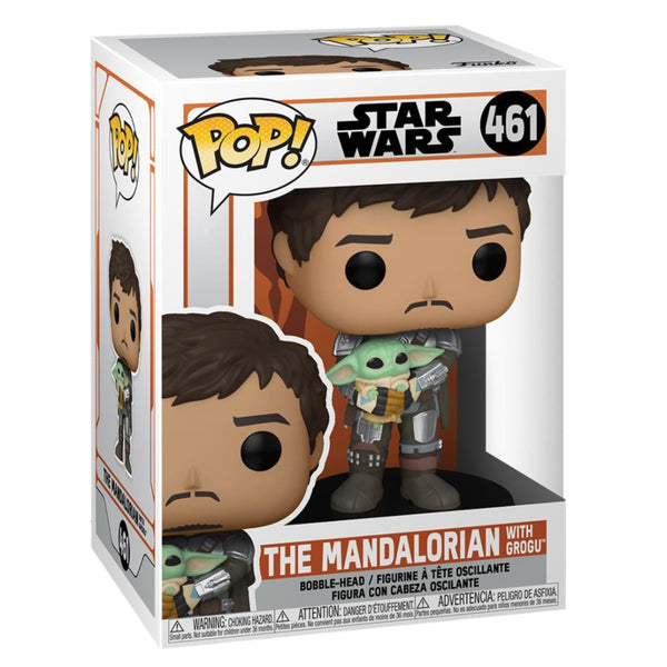 Funko Pop! Star Wars Mandalorian Mando met Grogu