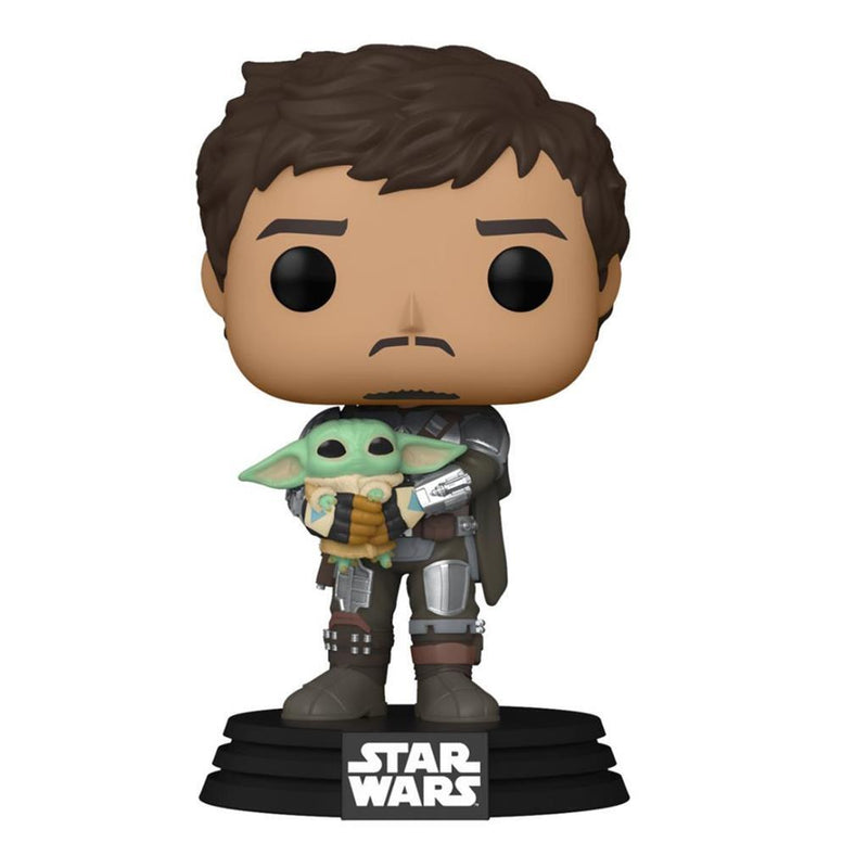 Funko Pop! Star Wars Mandalorian Mando met Grogu