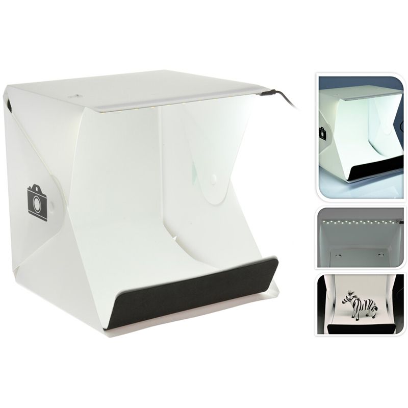 Fotostudio - Fotobox met LED-licht en USB-ingang