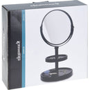 Make-up spiegel - dubbelzijdig - vergrotend - wit