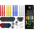 XQ Max Dartset - 146pcs - Shafts - Flights - O-ringen - Dartslijper - Flightsbeschermers - Tools